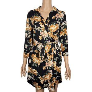 Little Adam & Eve Women's Maternity Robe Floral Print Size L